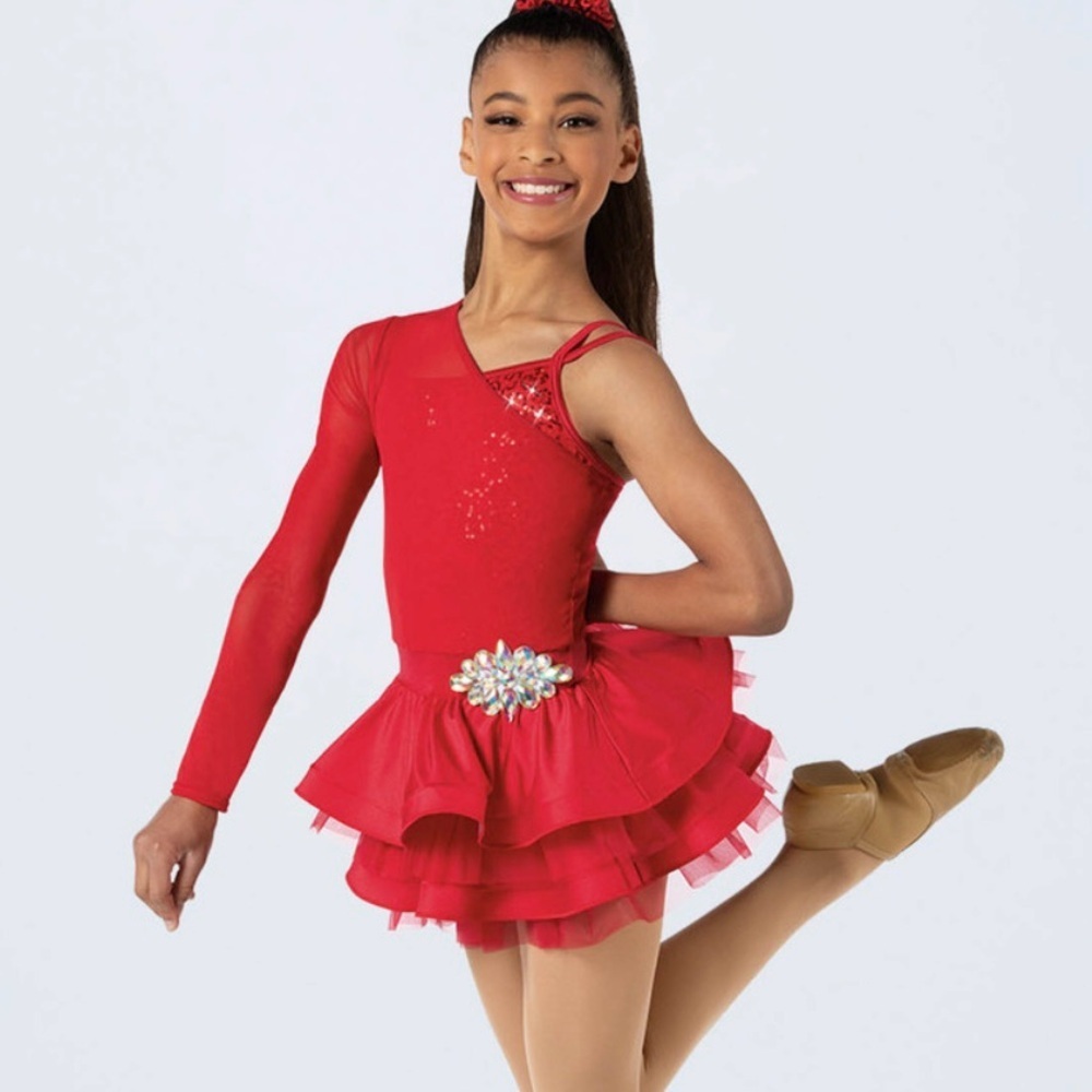 Weissman red jazz dress- size IC